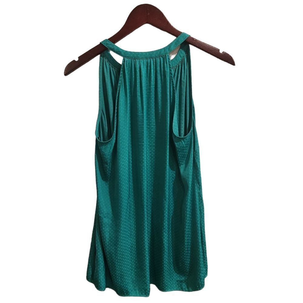  Cabi 5549 Green Sleveless Lush Blouse Top Small - Picture 4 of 7